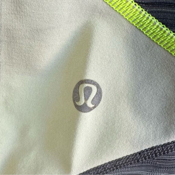 Lululemon Pace Rival Crop 22" Women's 4 Space Dye Twist Dark Slate Fatigue Green - Picture 3 of 7